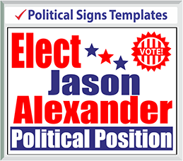 Browse Political Signs Templates