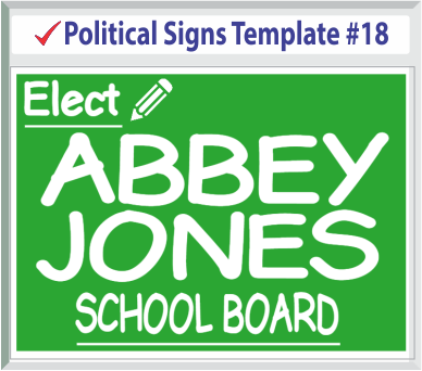 Select Political Signs Template #18