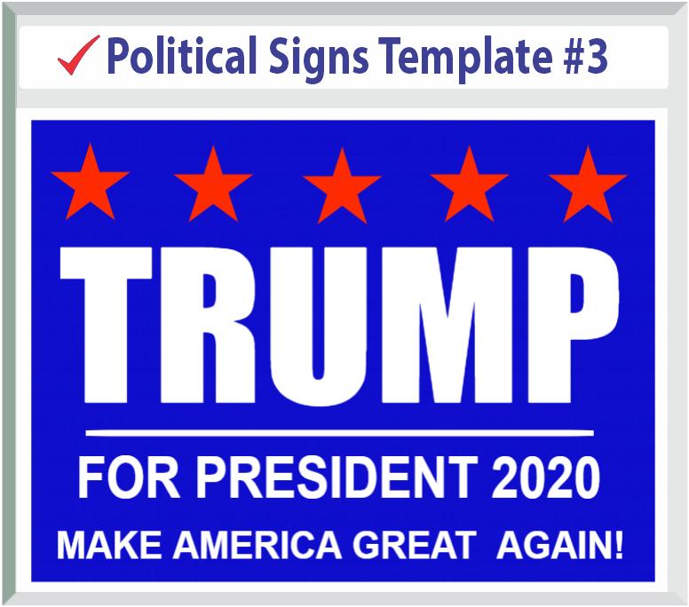 Select Political Signs Template #3