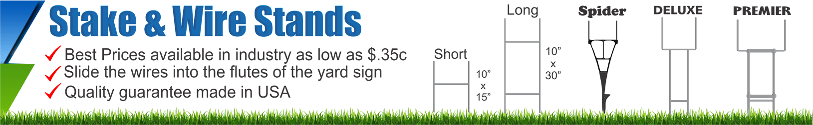 Wire Stands & Stakes